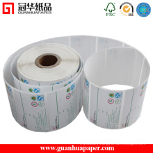 Custom Size Thermal Transfer Label Sticker Roll